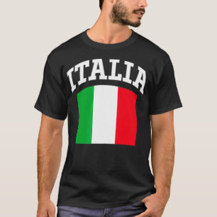 T-shirt Italia Pocket Italie Drapeau Italien Home Pride It