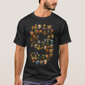 T-shirt Italian Brainrot Birthday 9 Age Meme 9th Boys Girl