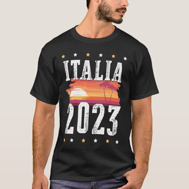 T-shirt Italie 2023 Italia Vacation Travel Team (Devant)