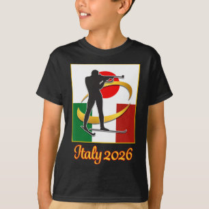 T-shirt Italie 2026 Biathlon Japon Italie drapeaux 2026 hi