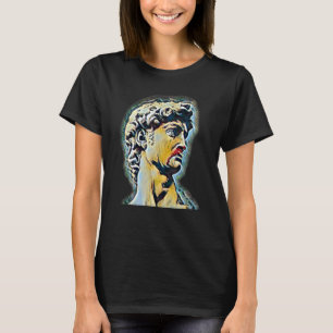 T-shirt Italie antique Statue romaine Enseignant Abstrait