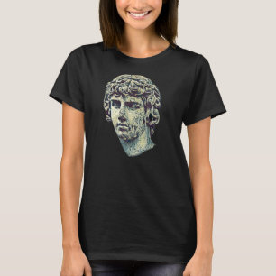 T-shirt Italie antique Statue romaine Enseignant Abstrait 