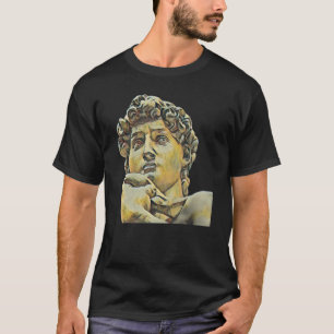 T-shirt Italie antique Statue romaine Enseignant Abstrait 