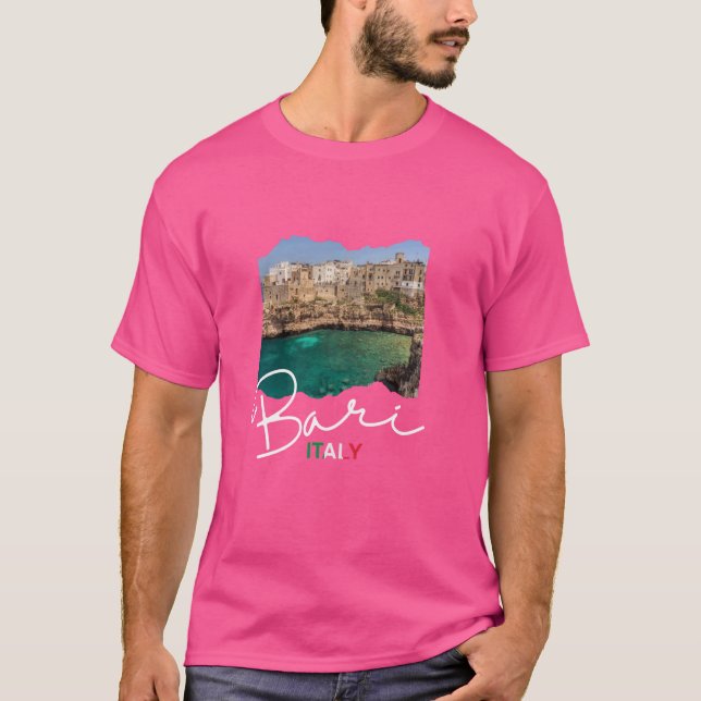T-shirt Italie Bari Souvenir Bari Italie (Devant)