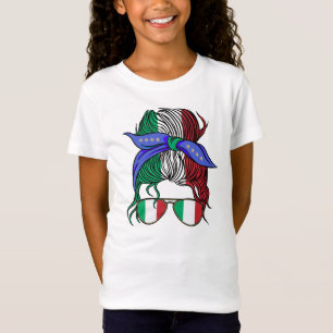 T-Shirt Italie chaotique pain avec drapeau italien