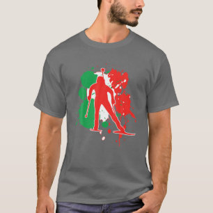 T-shirt Italie Drapeau Biathlonist - Biathlon Italien