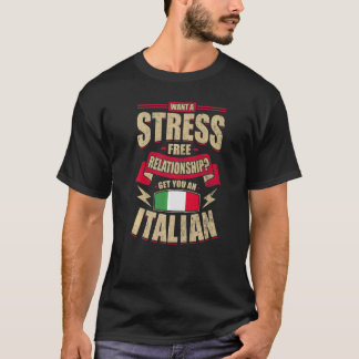 T-shirt Italie Drapeau Fiers Italiens Hommes & Femmes Prem