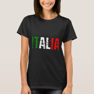 T-shirt ITALIE Drapeau ITALIE Hommes Femmes Enfants ITALIE
