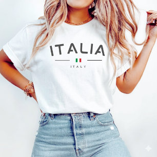T-shirt Italie Drapeau italien Voyage Italie vacances