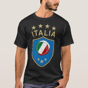 T-shirt Italie Football - Drapeau italien Italia Footbyll 