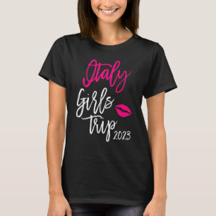 T-shirt Italie Girls Trip 2023 Semaine de jumelage de grou