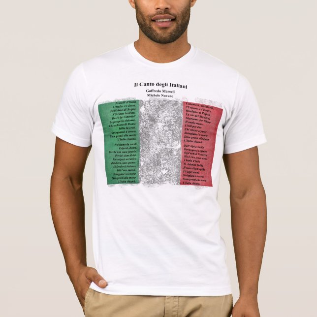 T-shirt Italie - Il Canto degli Italiani (Devant)
