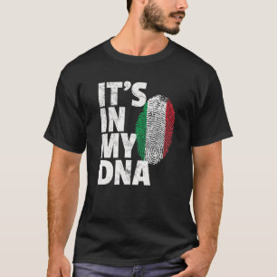 T-shirt Italie Italie Drapeau C'est dans mon ADN cadeau de