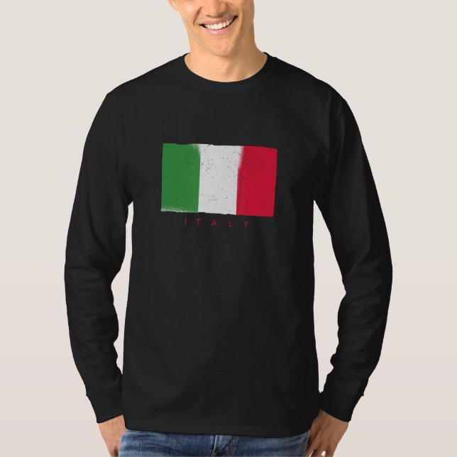 T-shirt Italie Pays Drapeau Italie Italiana Boots Ro (Devant)