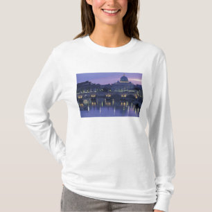 T-shirt Italie, Rome Saint-Pierre et Ponte Sant Angelo,