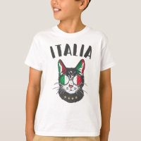 Italie Soccer Chat Mascotte drapeau italien