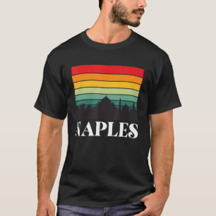 T-shirt Italie Souvenir Naples Skyline Italien Home Medite