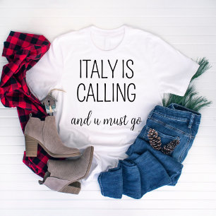 T-shirt Italie Vacances Famille Voyage Anniversaire Lune d