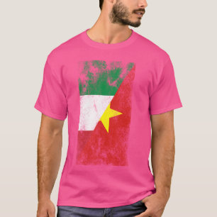 T-shirt Italie Vietnam Drapeaux - Italien Vietnamien