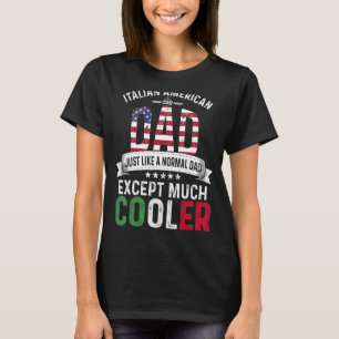 T-shirt Italien Américain Papa Fête des pères Papa Pays It