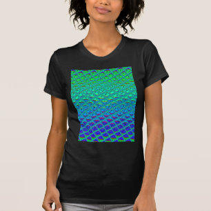 T-shirt Italien bleu sirène Motif Art Imprimer