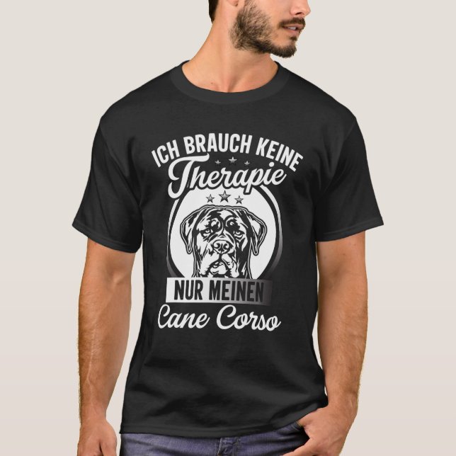 T-shirt Italien Cane Corso Amoureux des chiens (Devant)