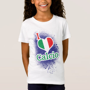 T-Shirt Italien De Football Calcio