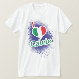 T-Shirt Italien De Football Calcio