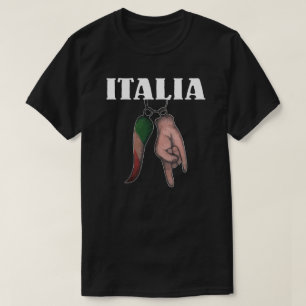 T-SHIRT ITALIEN DE KLAXON ET DE MAIN