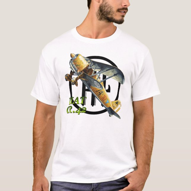 T-SHIRT ITALIEN FIAT CR.42 (Devant)
