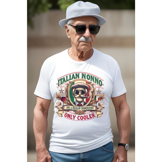 T-shirt Italien Nonno comme un grand-père régulier (Créateur téléchargé)