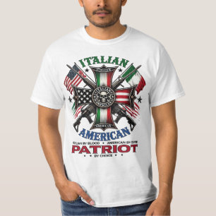T-shirt Italien par Blood American par Birth ItalianAmeric