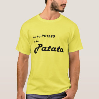 T-shirt Italien Patata "vous dites la pomme de terre "