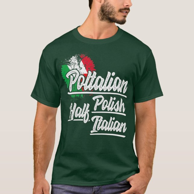 T-shirt Italien polonais (Devant)
