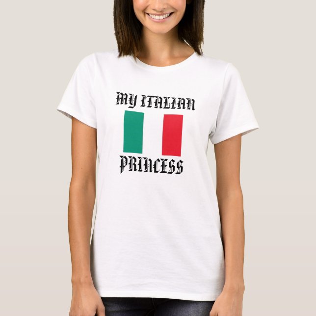 T-SHIRT ITALIEN, PRINCESSE (Devant)