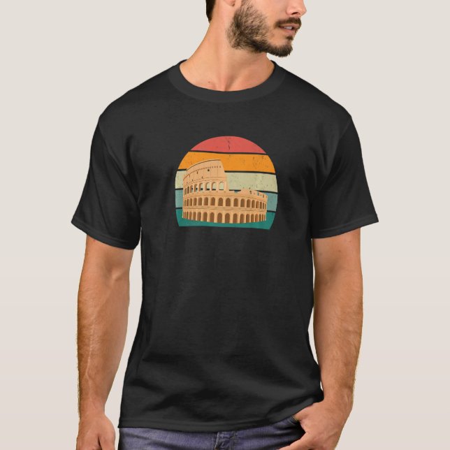 T-shirt Italien Rome Pise Pise Pâtes Football Méditerranée (Devant)