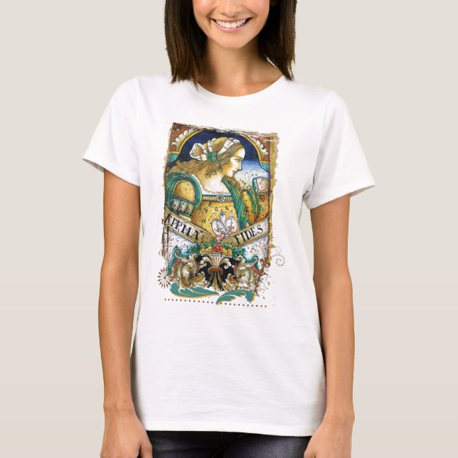 T-shirt Italienne Renaissance fille (Devant)