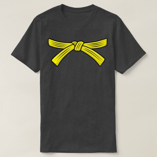 T-shirt ITF TaekwonDo costume ceinture jaune 8e test gup (Design devant)
