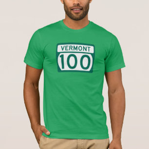 T-shirt Itinéraire 100, Vermont, Etats-Unis