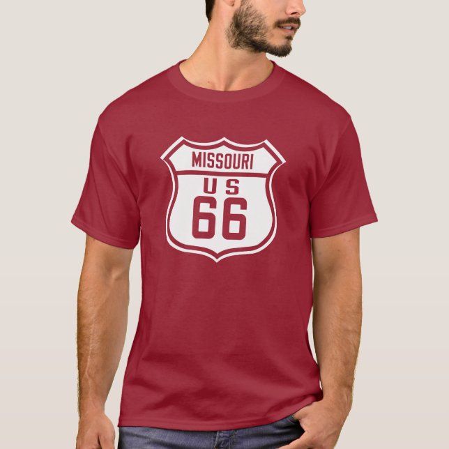 T-shirt Itinéraire 66 - Le Missouri (Devant)