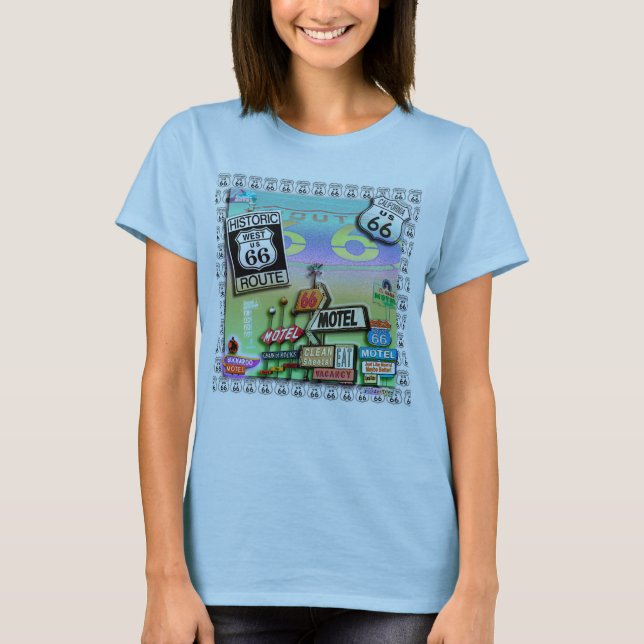 T-shirt ITINÉRAIRE 66 - TEE - SHIRT LÉGER de S des FEMMES (Devant)