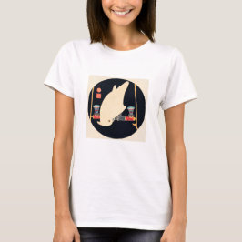 T-SHIRT: ITŌ JAKUCHU: EIN WEISSES MACAW T-Shirt