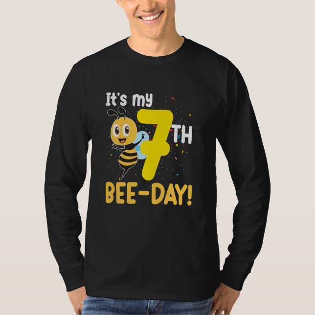 T-shirt It's 7th Bee Day Honey Beekeeper Apiary Beekeeping (Devant)