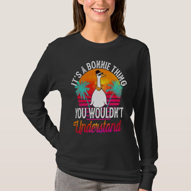 T-shirt It's A Bonnie Thing You Wouldn't Understand  Bonni (Devant)