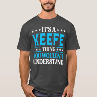 T-shirt Its A Keefehing Surname Funnyeam Family Last Name