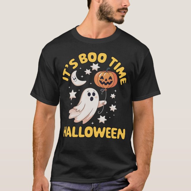 T-shirt It's Boo Time Halloween (Devant)