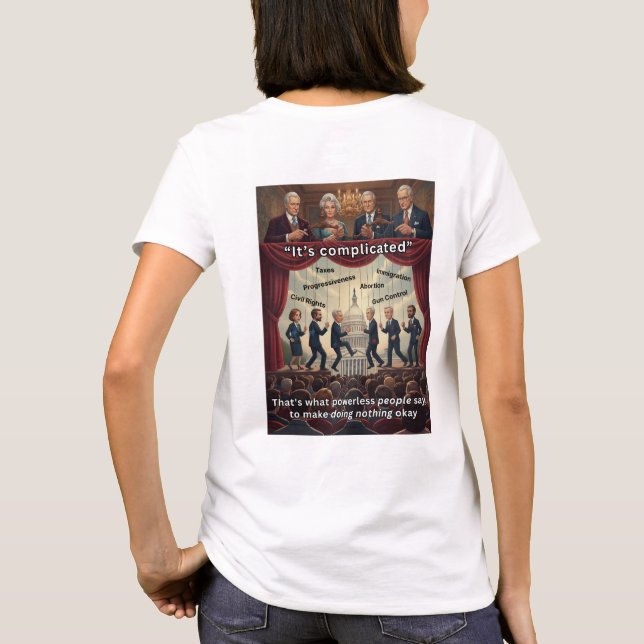 T-shirt Its Complicated (Dos)