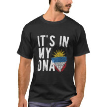 It's in my DNA Antigua Flag Fingerprints