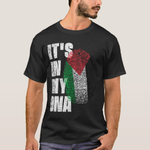 T-shirt IT'S IN MY DNA Palestine Flag
