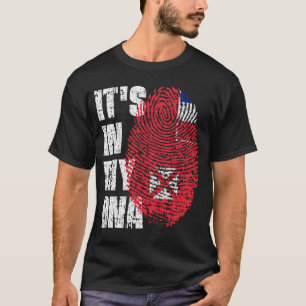 T-shirt IT'S IN MY DNA Wallis and Futuna Flag Boy Girl
